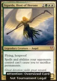 mtg-sigarda-host-of-herons-foil-or-innistrad-remastered-or-mythic-nm