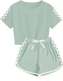 zestaw-dziewczecy-2-czesciowy-t-shirt-szorty-dres-sportowy-160-cm