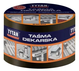 tasma-dekarska-tytan-15cmx10m-brazowo-szara