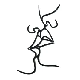 kiss-60cm-ozdoba-metalowa-geometryczna