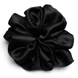 jedwabna-gumka-do-wlosow-100percent-jedwab-morwowy-scrunchie-czarna-xxl-meravil