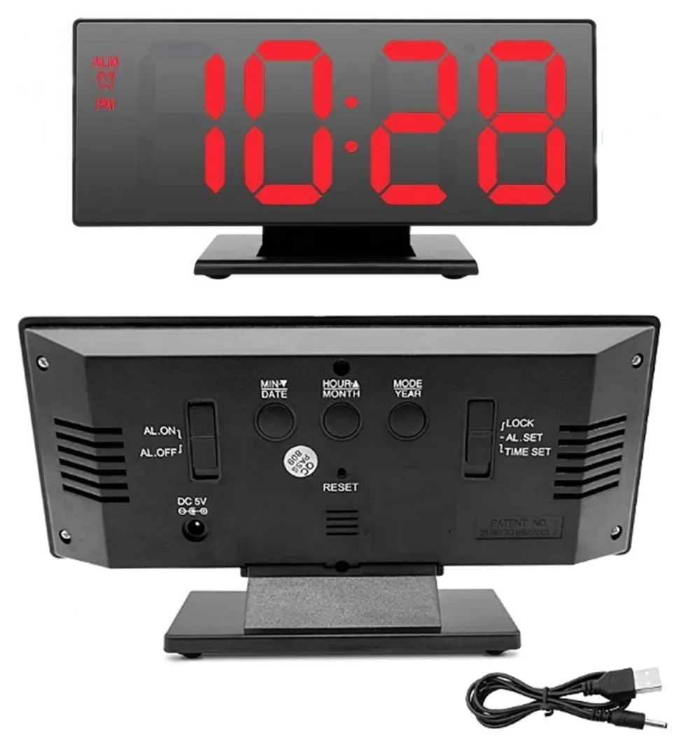 zegar-budzik-led-lustro