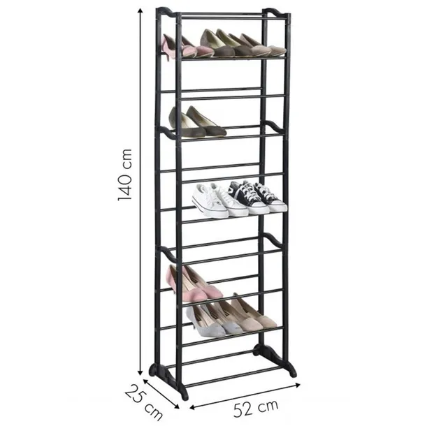 polka-na-buty-30-par-kolor-mebla-czarny