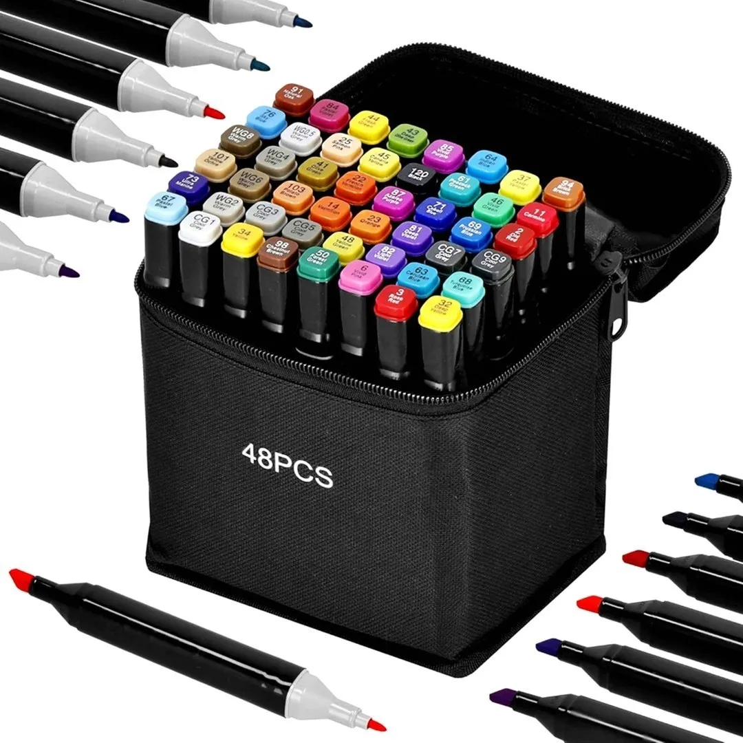 pisaki-markery-48-szt