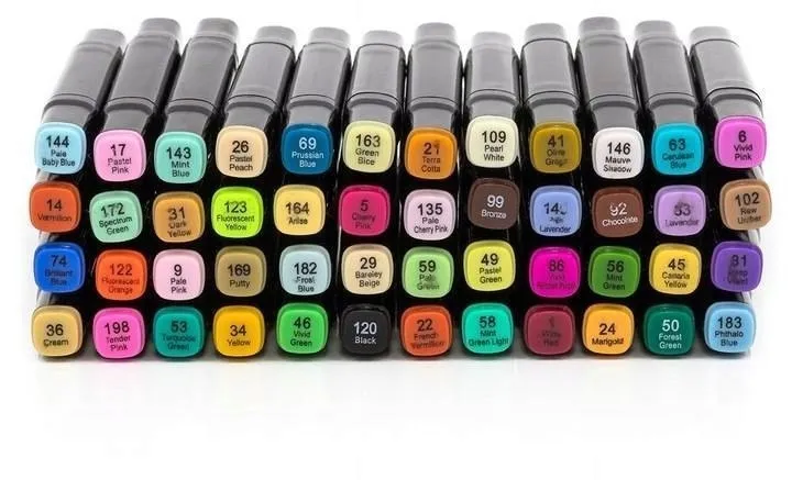 pisaki-markery-48-szt