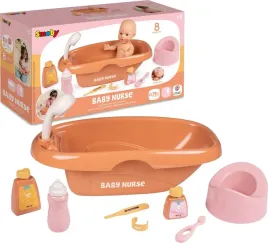 smoby-baby-nurse-zestaw-do-kapieli-z-wanienka-dla-lalek-42-cm-akcesoria