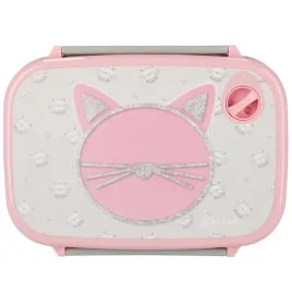 pudelko-sniadaniowe-dla-dzieci-kotek-starpak-szaro-rozowe-lunchbox-szkolny