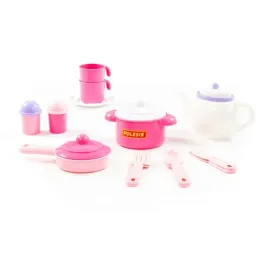 dziewczece-zabawki-rozowe-naczynia-kuchenne-plastikowe-wader-polesie