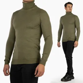 golf-meski-slim-fit-elegancki-zielony-oliwka-modny-dopasowany-cienki-l