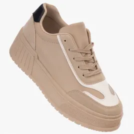buty-sportowe-damskie-sneakersy-bezowe-niskie-eko-skora-lekkie-wygodne-41