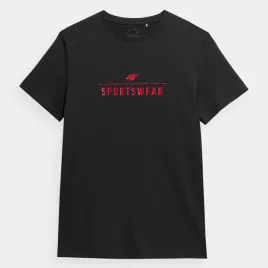 koszulka-meska-4f-t-shirt-meski-czarny-sportowy-regular-logo-bawelna-l