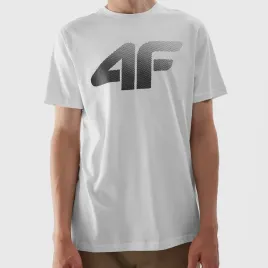 koszulka-meska-4f-t-shirt-sportowy-bialy-bawelaniny-z-nadrukiem-lekki-s