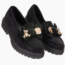 polbuty-damskie-czarne-materialowe-mokasyny-z-ozdoba-traperki-modne-buty-41