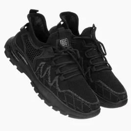 buty-sportowe-meskie-big-star-czarne-siatki-tkanina-sneakersy-dopasowane-41