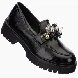 polbuty-damskie-czarne-mokasyny-lekkie-loafersy-modne-lakier-eko-skora-41