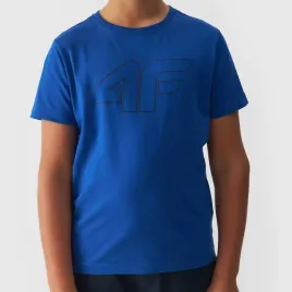 koszulka-4f-niebieski-t-shirt-chlopiecy-regular-bawelna-casual-logo-140