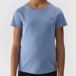 koszulka-dziewczeca-4f-niebieski-t-shirt-sportowy-bawelniany-slim-fit-158