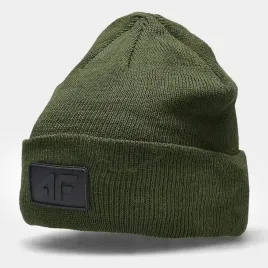 czapka-zimowa-4f-chlopieca-dziecieca-zielona-khaki-dwuwarstwowa-onesize