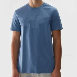 koszulka-meska-4f-t-shirt-sportowy-niebieski-bawelniany-podkoszulek-s