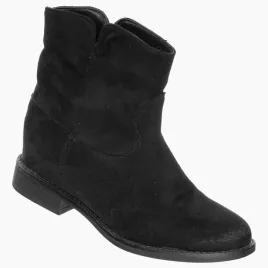 buty-damskie-botki-stylowe-czarne-wsuwane-modne-wygodne-na-zime-38