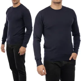 sweter-meski-granatowy-cienki-slim-fit-elastyczny-modny-elegancki-xxl