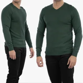 sweter-meski-zielony-klasyczny-modny-dopasowany-cienki-v-neck-w-serek-m