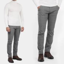 spodnie-meskie-eleganckie-w-kratke-szare-dopasowane-garniturowe-32