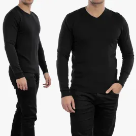 sweter-meski-czarny-klasyczny-modny-dopasowany-cienki-v-neck-w-serek-xl