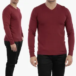 sweter-meski-bordowy-klasyczny-modny-dopasowany-cienki-v-neck-w-serek-3xl