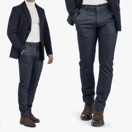 spodnie-meskie-eleganckie-w-kratke-granatowe-dopasowane-garniturowe-32