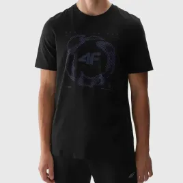 koszulka-meska-4f-sportowy-t-shirt-czarny-regular-4fwaw24ttshm1587-s