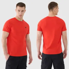 koszulka-meska-4f-sportowy-t-shirt-podkoszulek-czerwony-bawelniany-m
