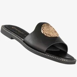 klapki-damskie-ekoskora-buty-eleganckie-plaski-obcas-czarne-potocki-38