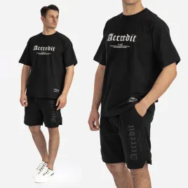 komplet-dresowy-meski-czarny-sportowy-krotki-bawelna-100percent-oversize-xxl