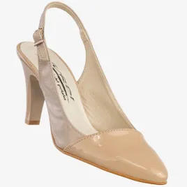 czolenka-damskie-ekoskora-buty-na-obcasie-wygodne-lakierowane-bezowe-36