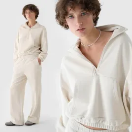 bluza-dresowa-damska-4f-bez-kaptura-ze-stojka-bezowa-4fraw24tswsf1824-xl