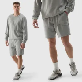 spodenki-meskie-4f-sportowe-szorty-treningowe-szare-4fwss24tshom330-3xl