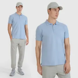 koszulka-meska-4f-polo-z-kolnierzykiem-regular-niebieska-4fwss25tptsm407-xl