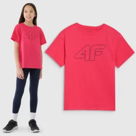 koszulka-dziewczeca-4f-t-shirt-oversize-rozowy-4fjwss25ttshf2327-logo-164