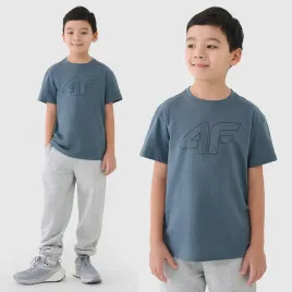 koszulka-chlopieca-4f-t-shirt-z-nadrukiem-szary-4fjwss25ttshm2325-146