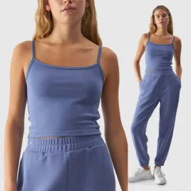 koszulka-damska-4f-na-ramiaczkach-niebieska-bawelna-95percent-sport-slim-fit-xl