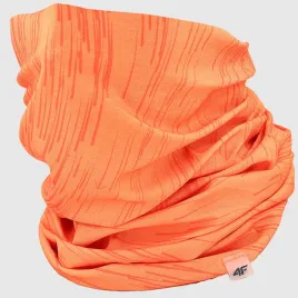 bandana-uniseks-4f-pomaranczowa-komin-uniseks-4fwss25abdau093-sportowa