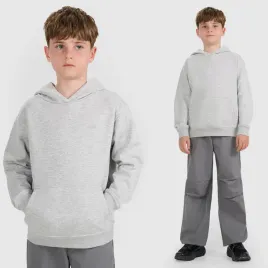 bluza-chlopieca-4f-szara-z-kaputurem-nieocieplana-basic-kangurka-luzna-128
