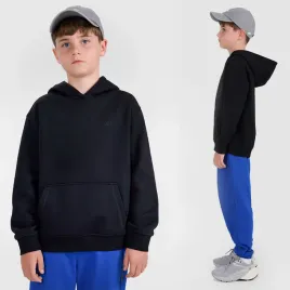 bluza-chlopieca-4f-czarna-z-kaputurem-nieocieplana-basic-kangurka-luzna-158