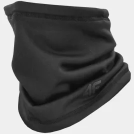 bandana-4f-czarny-komin-ocieplany-z-logo-sportowy-uniseks-4fwaw24abdau071