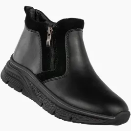 botki-damskie-skorzane-buty-na-platformie-ocieplane-zimowe-lekkie-czarne-40
