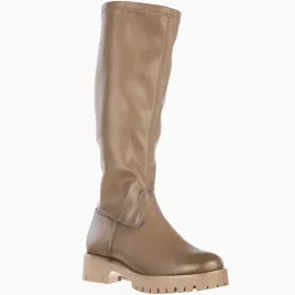 kozaki-damskie-ekoskora-buty-zimowe-ocieplane-klasyczne-modne-khaki-38