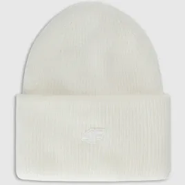 czapka-zimowa-4f-beanie-uniseks-zlamana-biel-klasyczna-ciepla-one-size