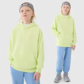 bluza-chlopieca-4f-zielona-z-kaputurem-nieocieplana-kangurka-luzna-140