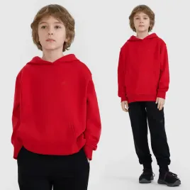 bluza-chlopieca-4f-czerwona-dresowa-z-kapturem-oversize-sportowa-164